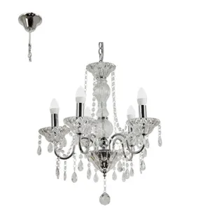Radiant Lighting RCH67 Panache 5LT Chandelier Chrome 5xE14 JP316-CH/CL
