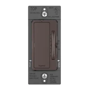 radiant Multi-Location Master Dimmer Switch, 450 Watts LED|MLV, Dark Bronze