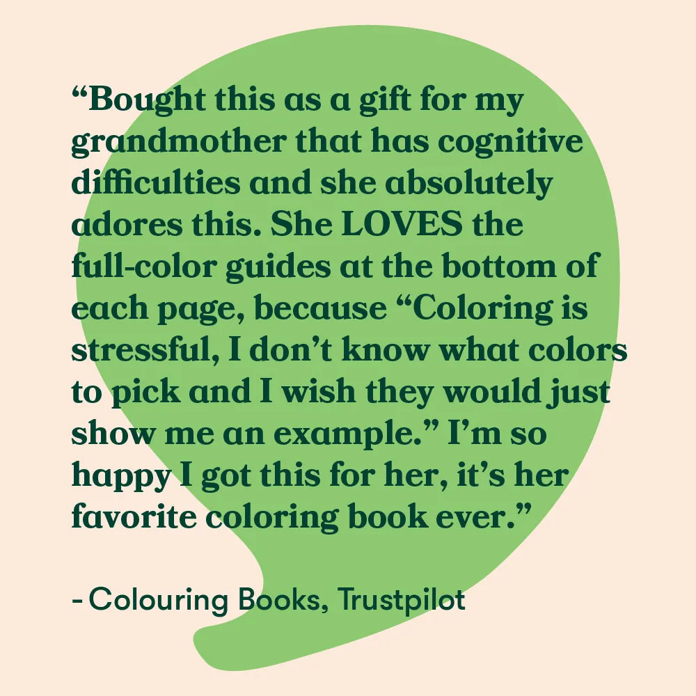 Radiant Nature colouring book