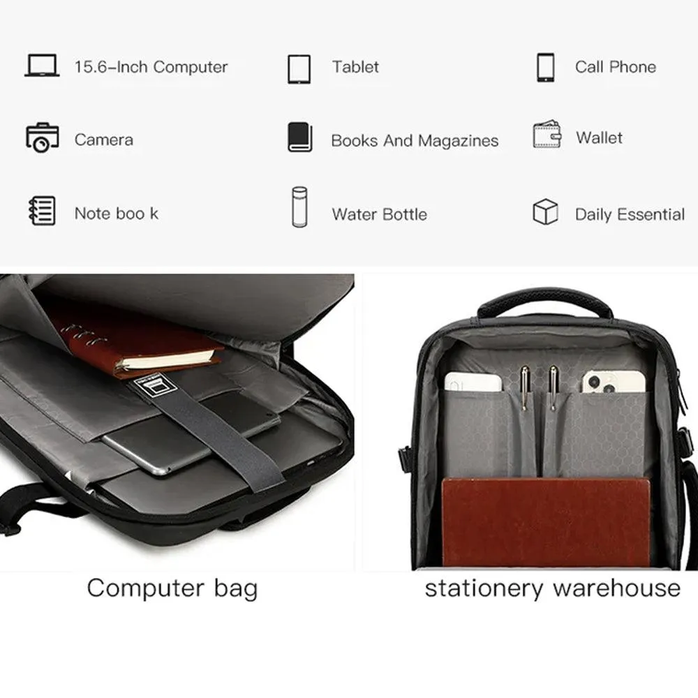 Rahala 1904 15.6 Inch Laptop Backpack - Gray