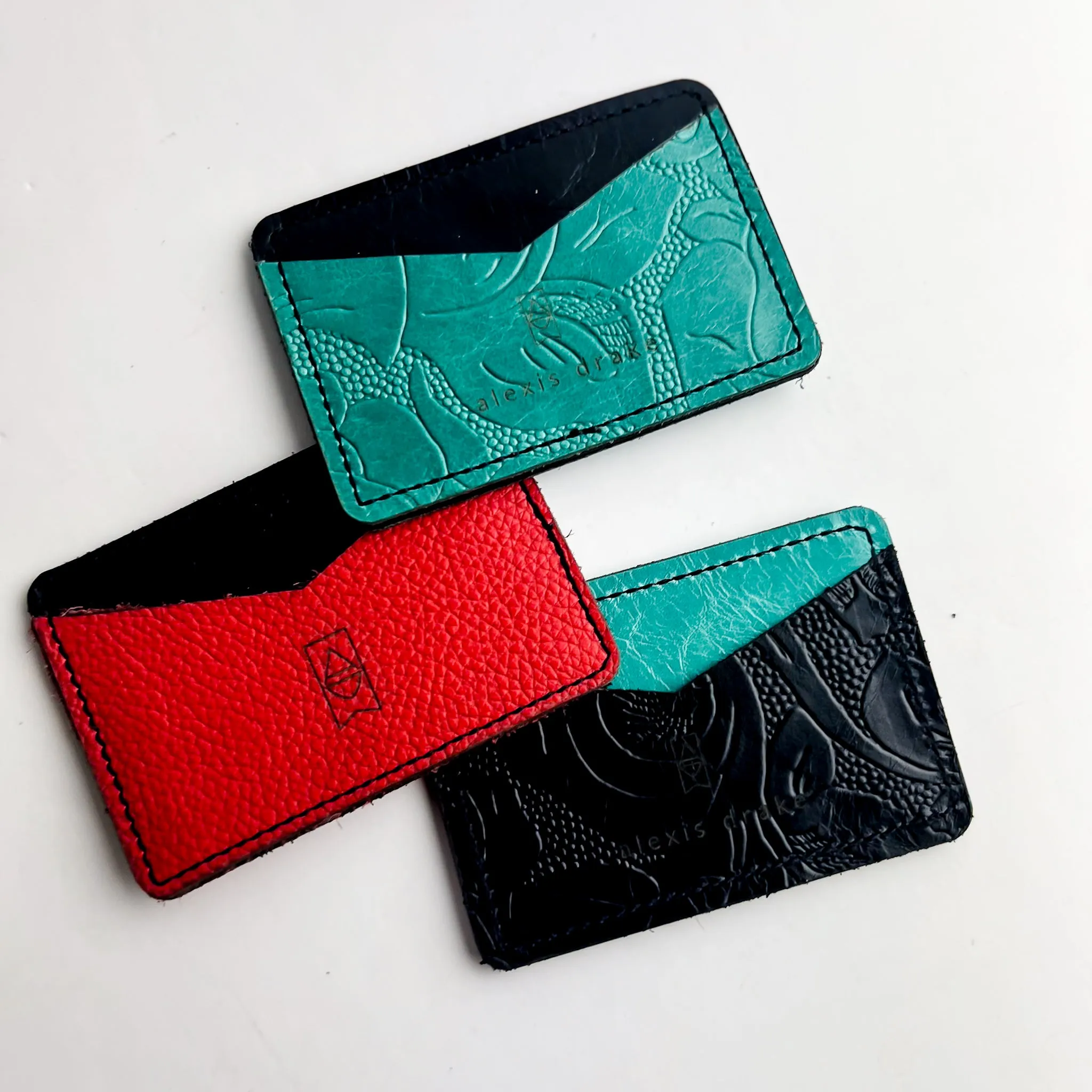 Rodeo Collection | Card Holder | Black   Scarlet