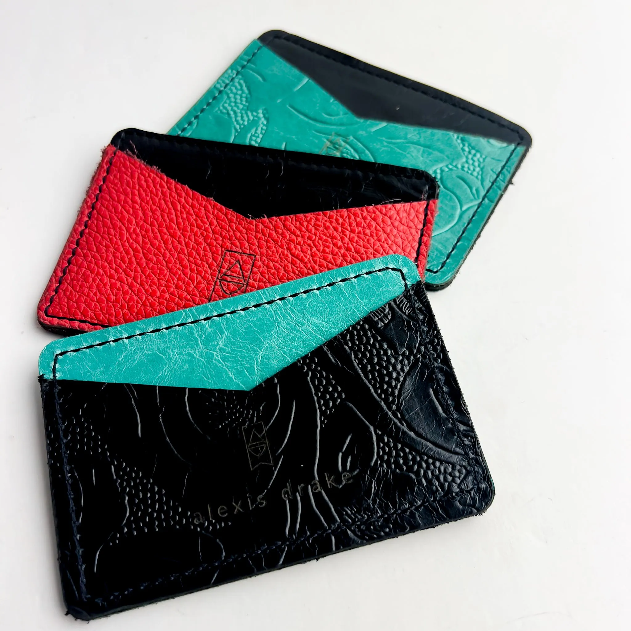 Rodeo Collection | Card Holder | Black   Scarlet