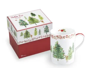 Rosana Designs Noble Fur Christmas Mug In Gift Box