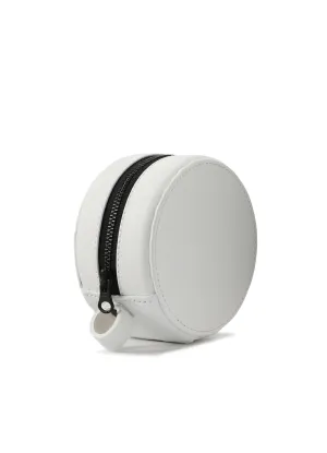 Rubber Touch Leather B Mini Circle Bag