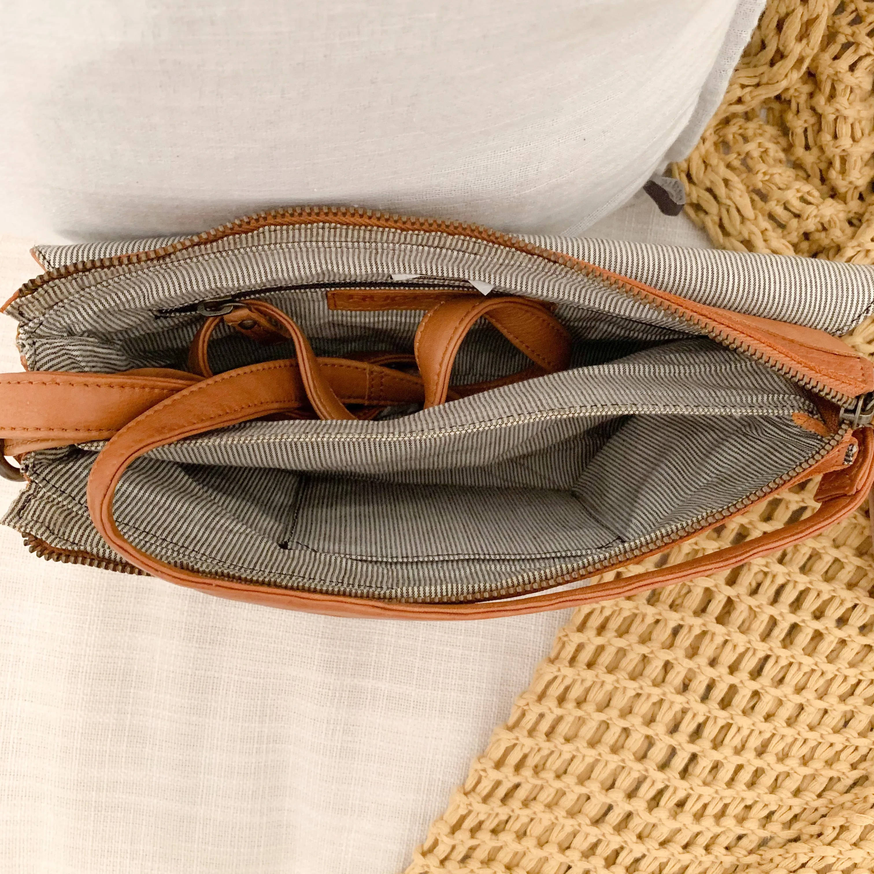 Rugged Hide Fay Sling Bag