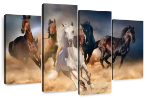 Running Herd Of Horses Wall Art