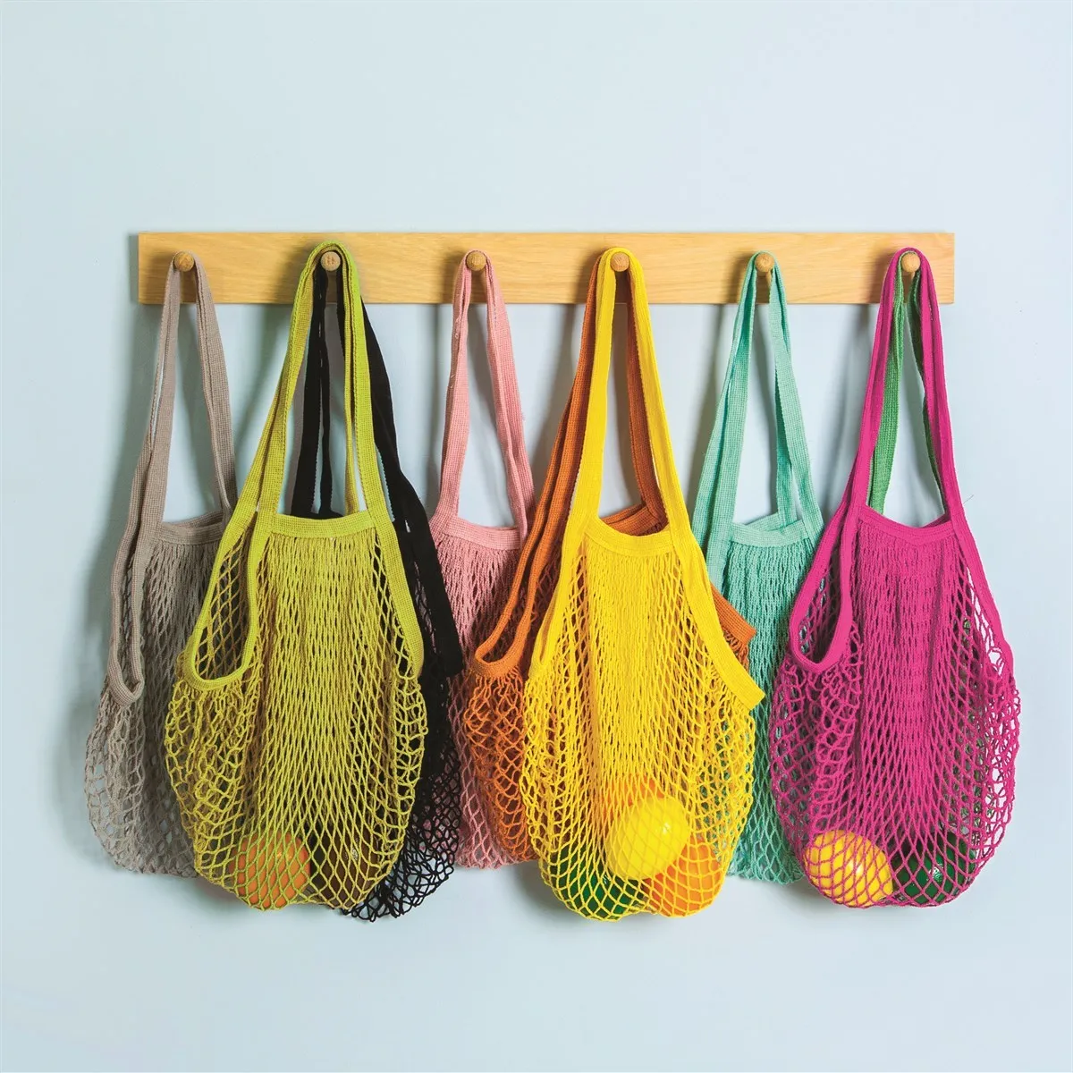 Sass & Belle - Hot Pink String Bag