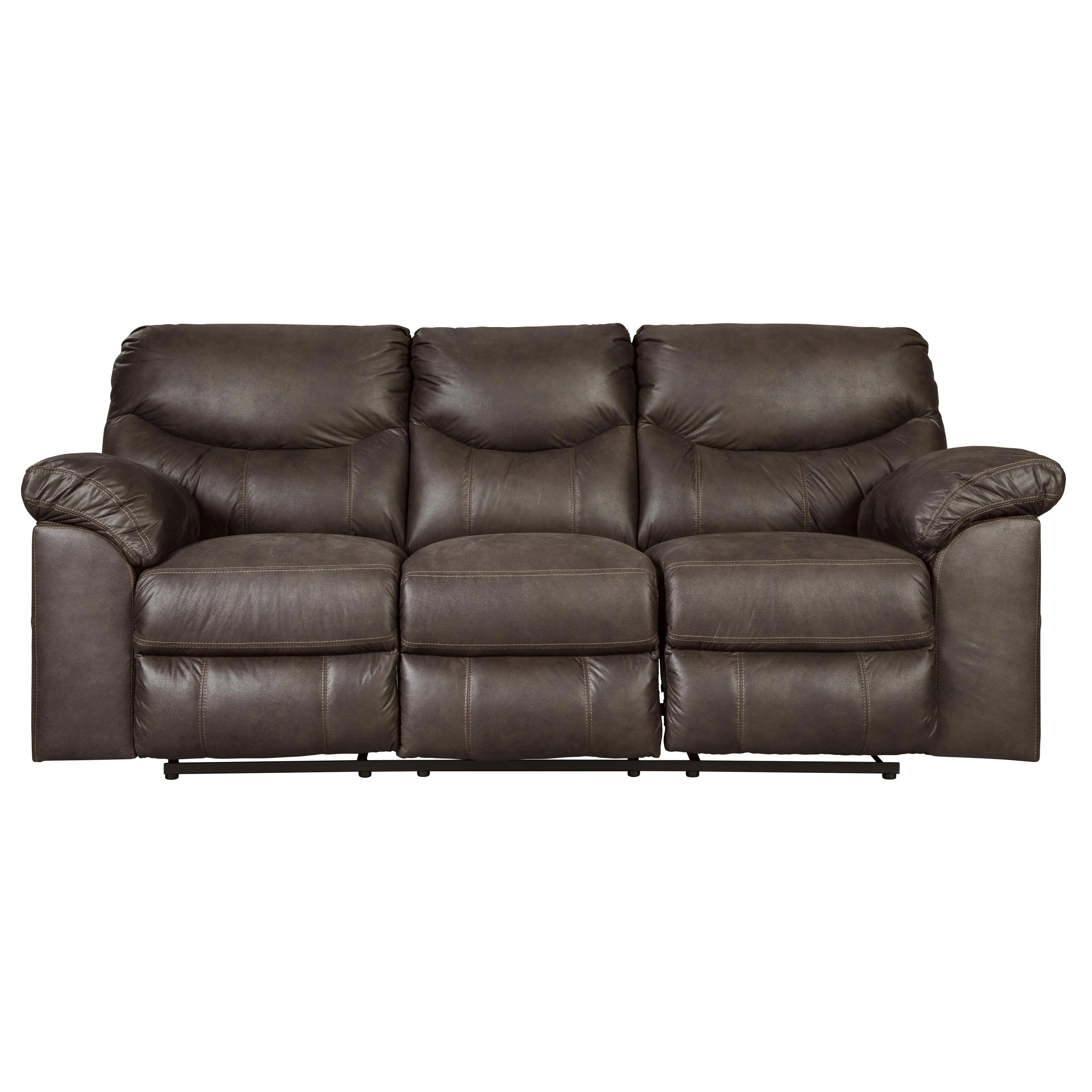 Signature Design by Ashley Boxberg Reclining Leather Look Sofa 3380388C