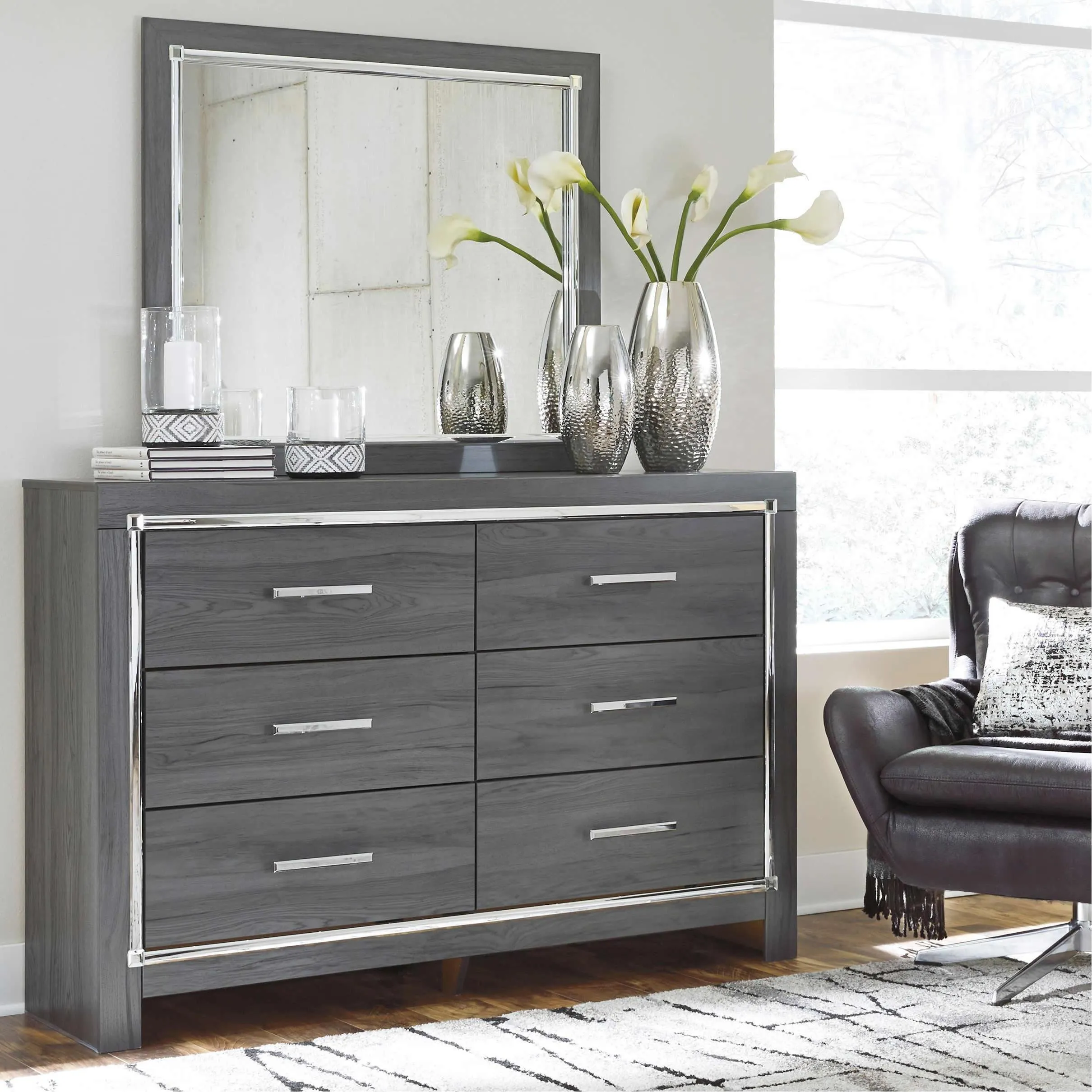 Signature Design by Ashley Lodanna B214B18 6 pc Queen Panel Bedroom Set
