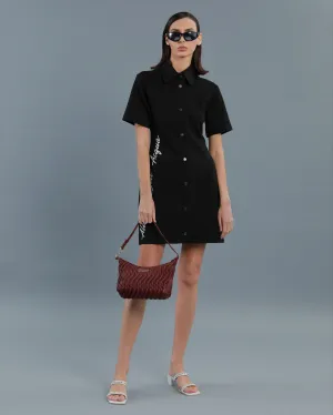 Signature Logo Shirt Dress