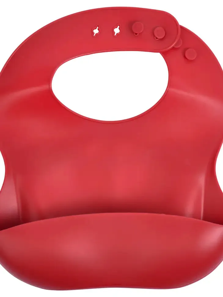 Silicone Bib with Crumb Catcher