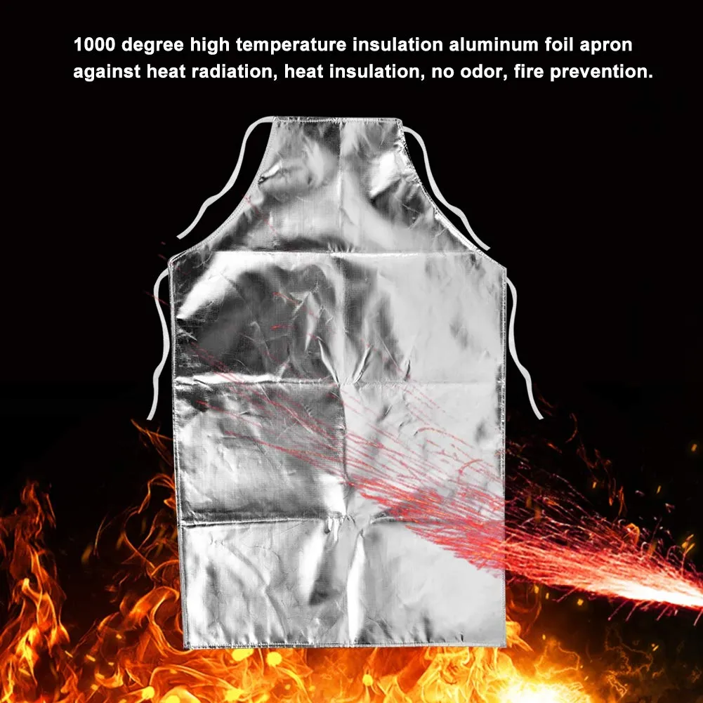 Silver Aluminized Apron,