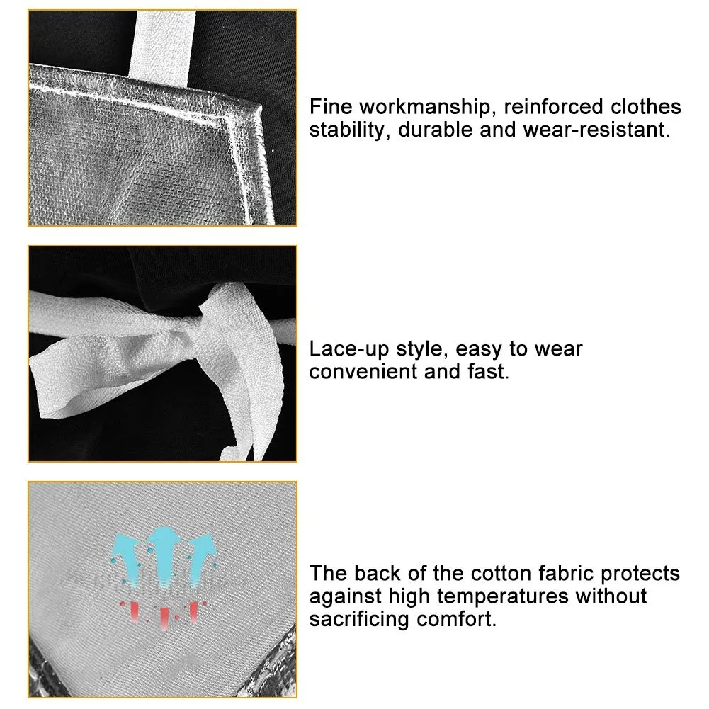 Silver Aluminized Apron,