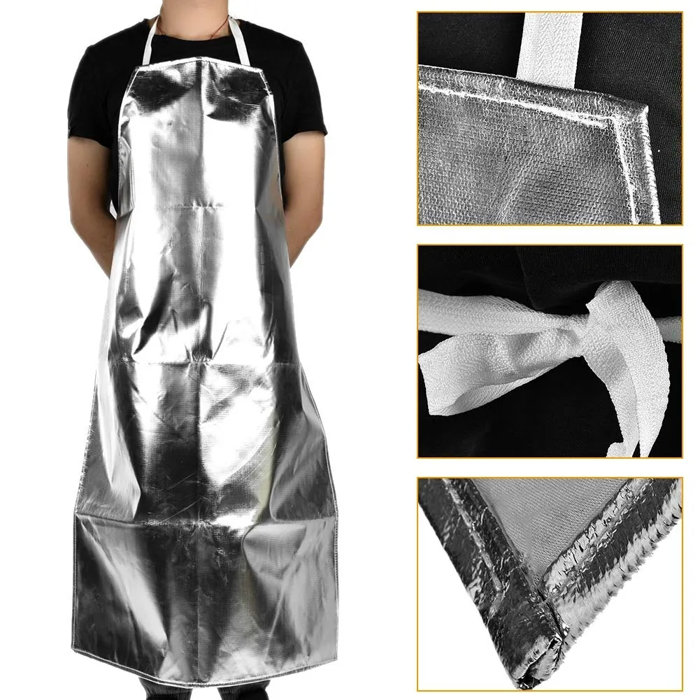 Silver Aluminized Apron,