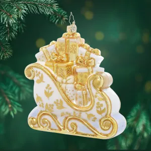 Sleigh of Golden Elegance