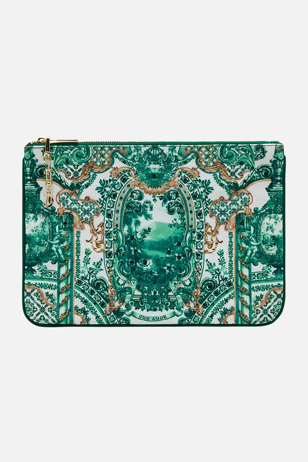 SMALL CANVAS CLUTCH CORRIDOR OF CALM