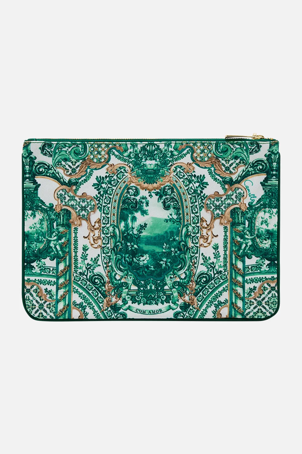 SMALL CANVAS CLUTCH CORRIDOR OF CALM