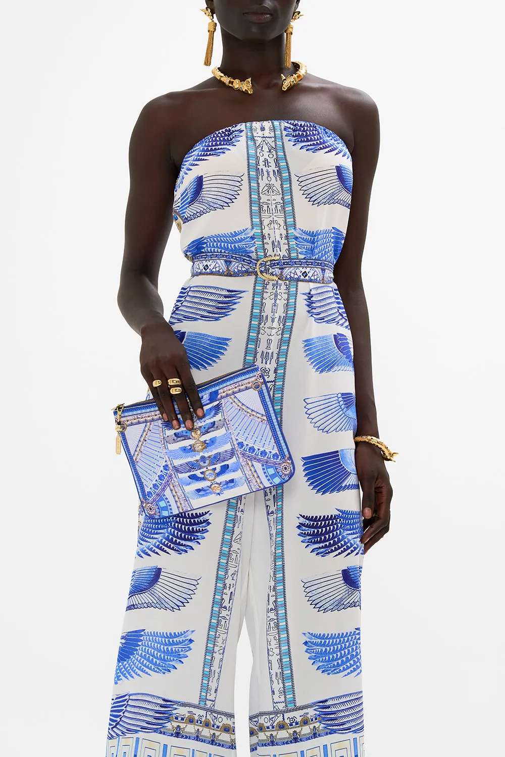 SMALL CANVAS CLUTCH DANCING WITH DAYLIGHT