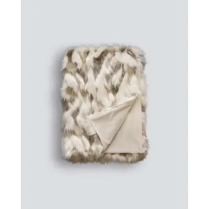 Snowshoe Hare Throw (Faux Fur)