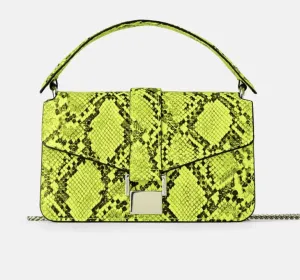 Soho Neon Snakeskin Bag