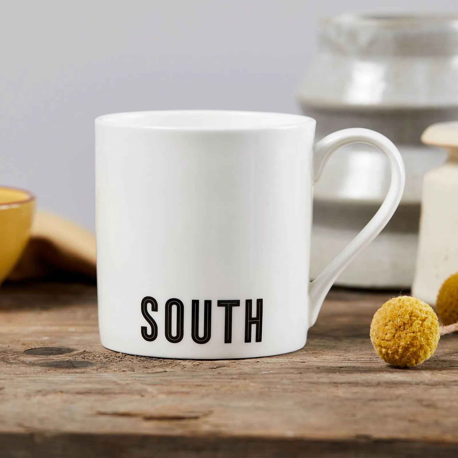 'South' Fine China Mug