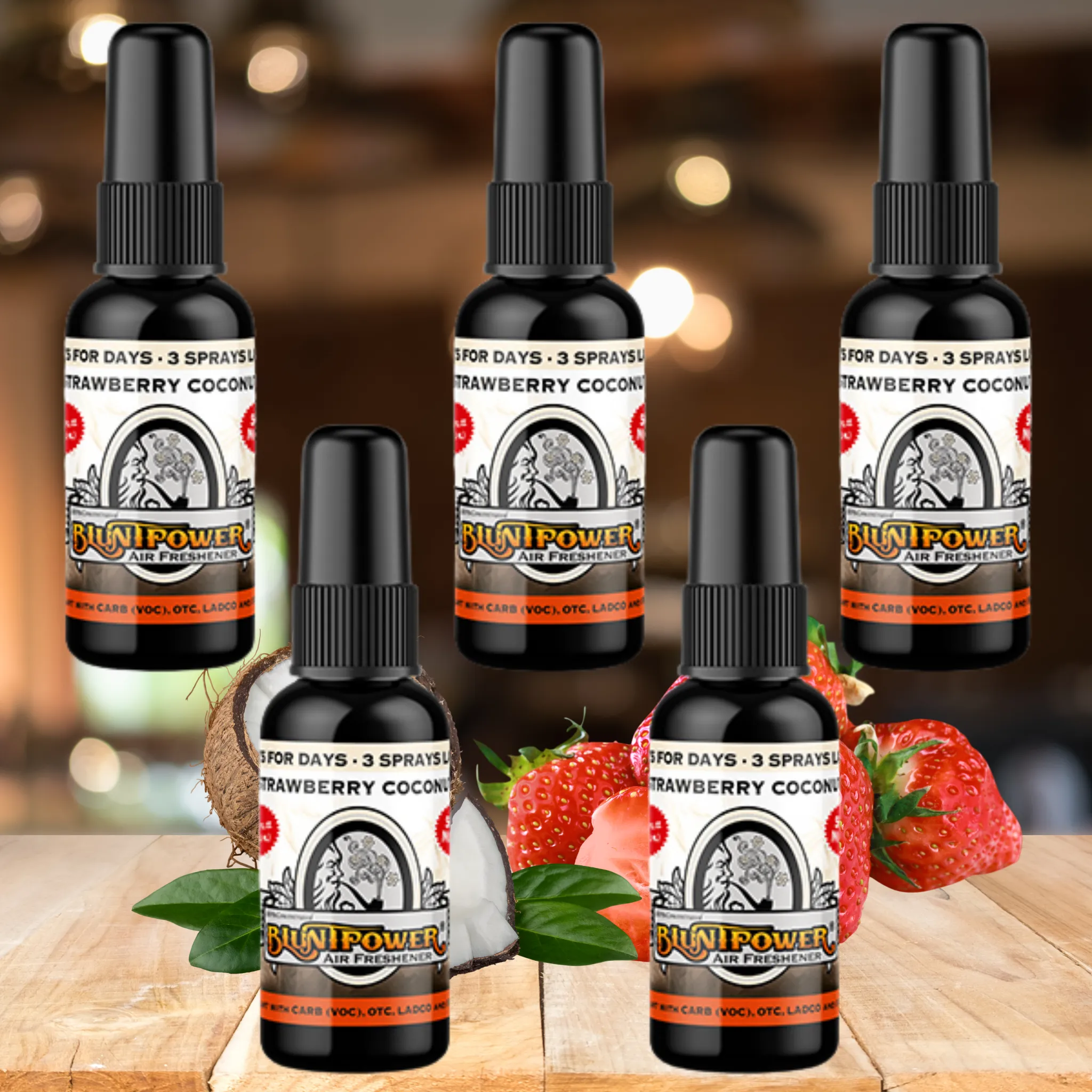 Strawberry Coconut Air Freshener Spray
