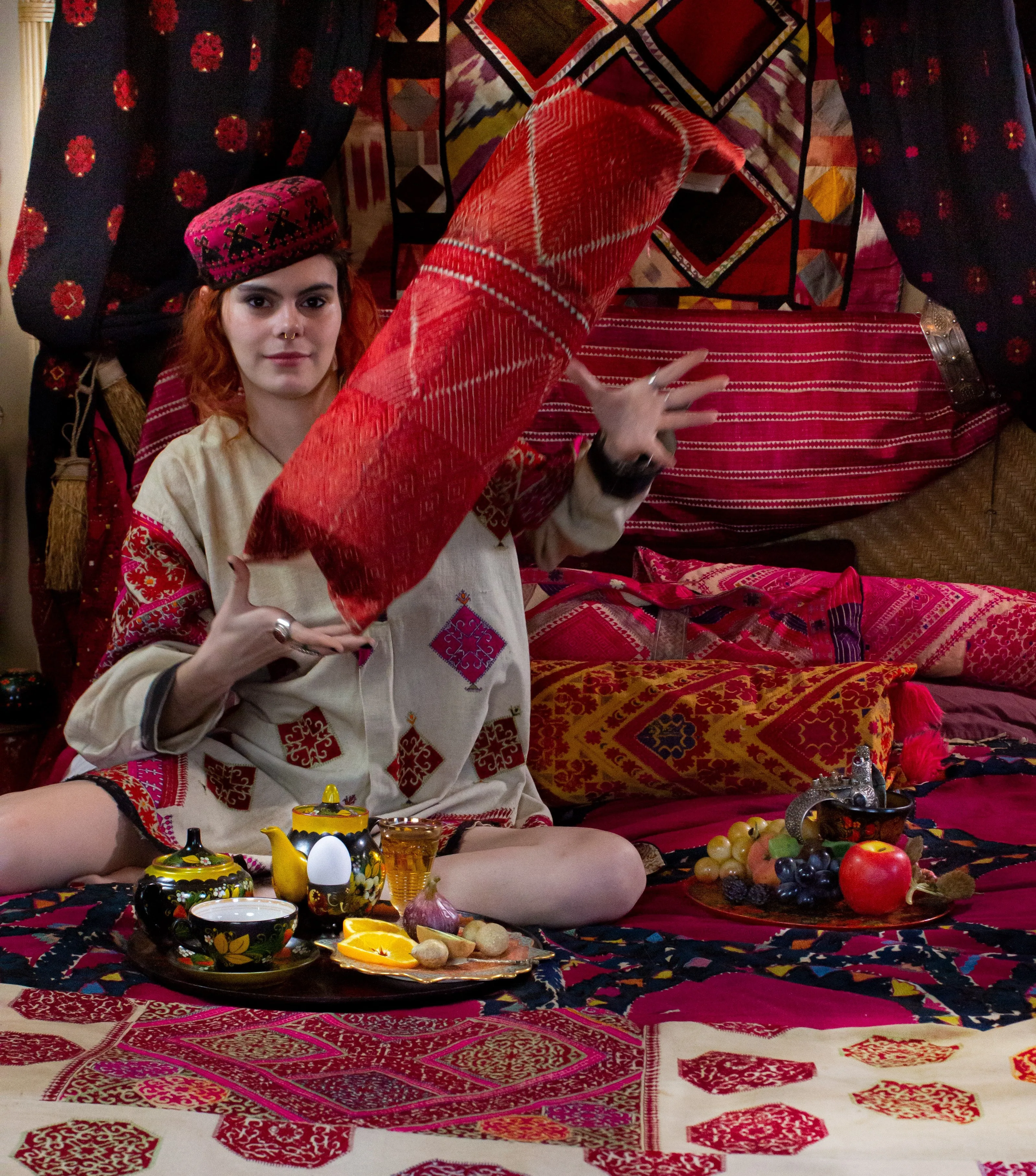 Sumptuous Assortment of Pillows from Hazara and Swat Valley