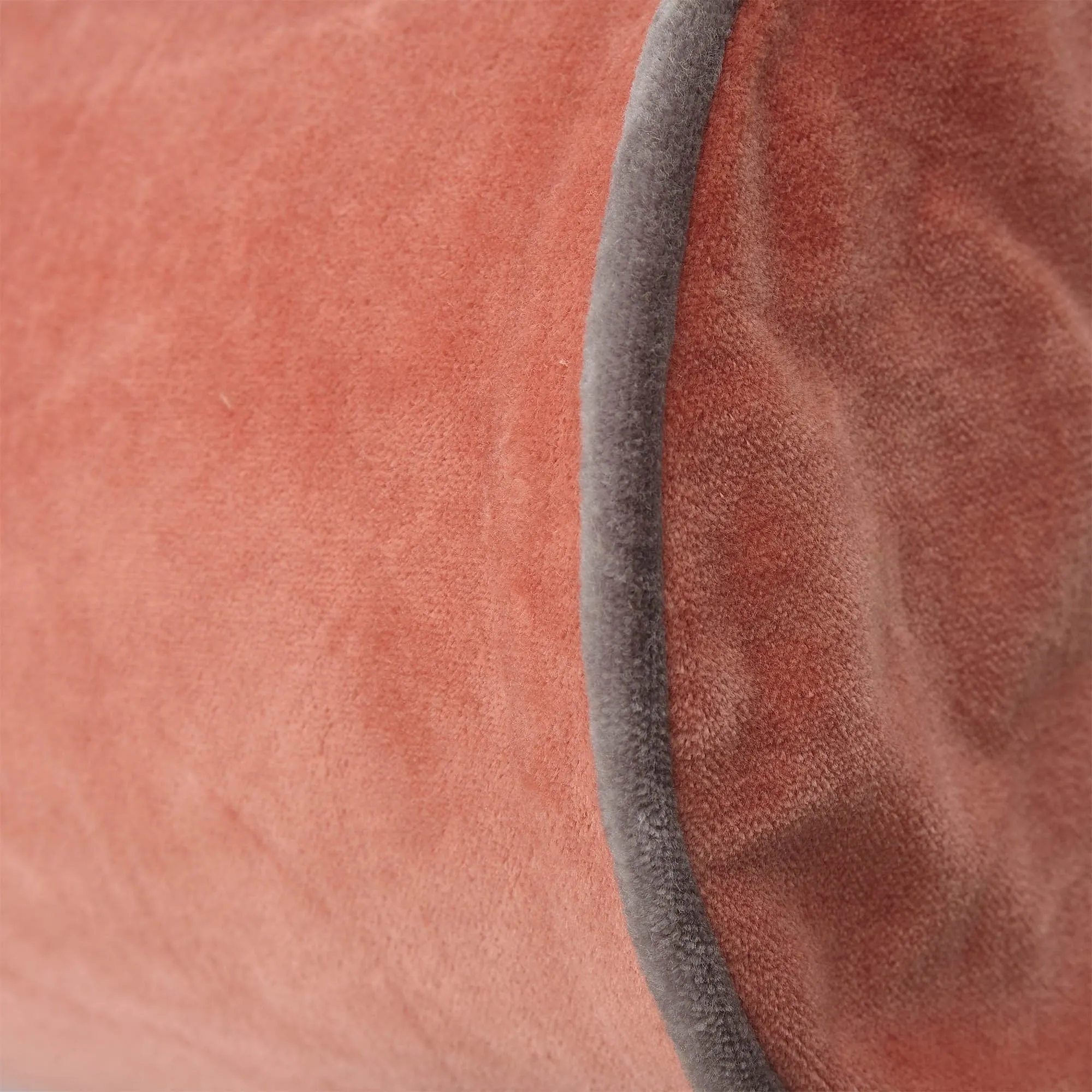 Suri Bolster Cushion Cover [Papaya/Grey]