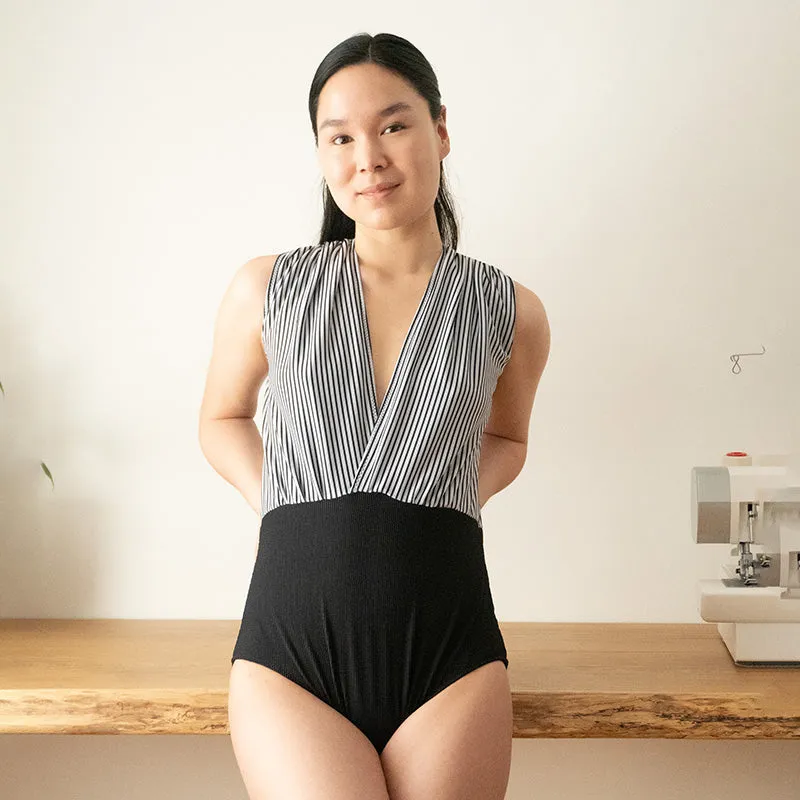 Swim Kit | Monochrome Stripe