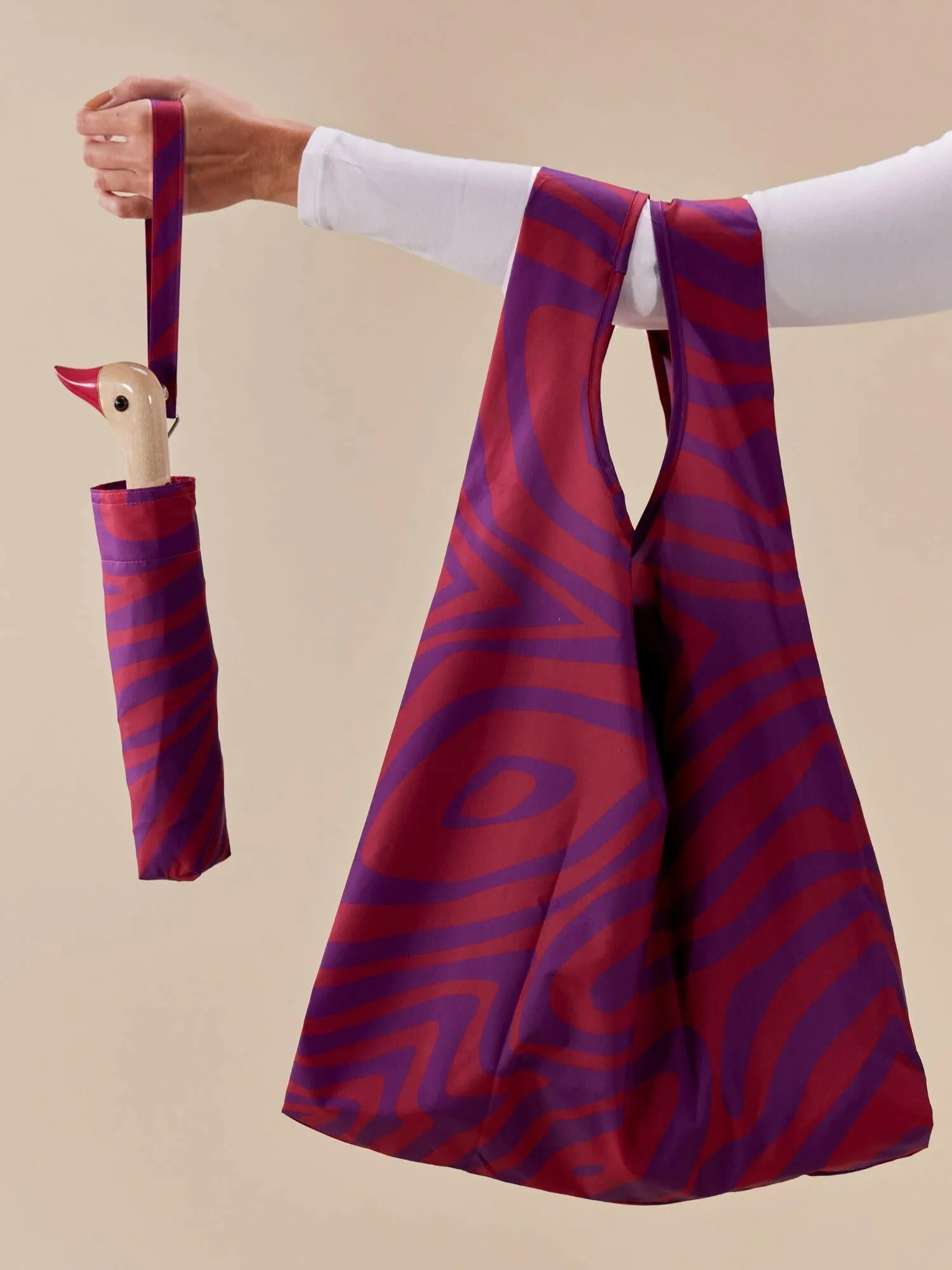 Swirl in Pink Reusable Bag