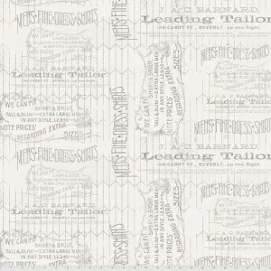 Tim Holtz Monochrome Tailored - Linen - PWTH066.LINEN