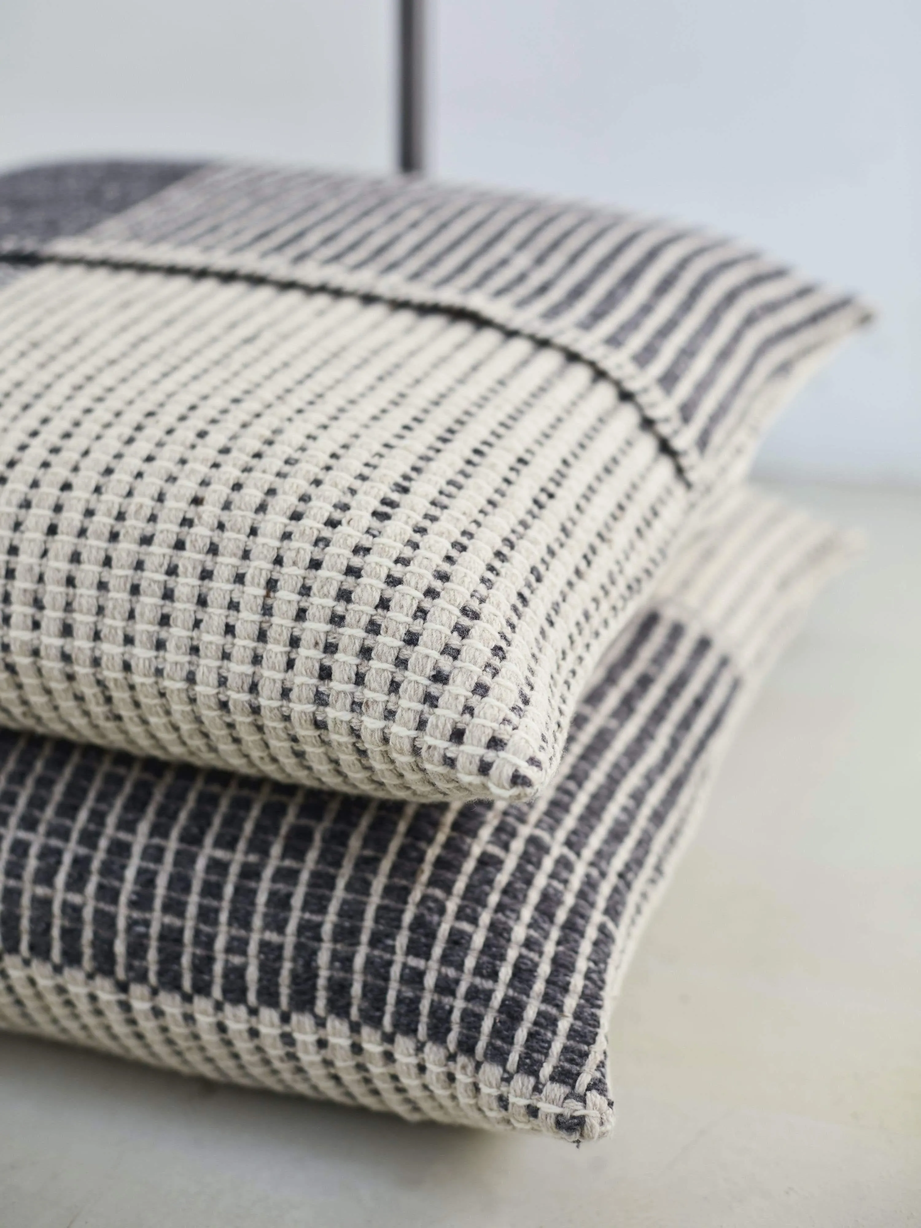 Time Grey Pillow by Teixidors