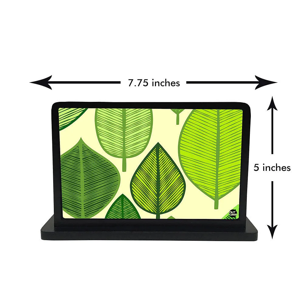 Tissue Holder Paper Napkin Stand - Big Leaves