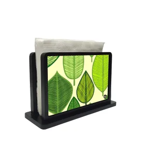 Tissue Holder Paper Napkin Stand - Big Leaves
