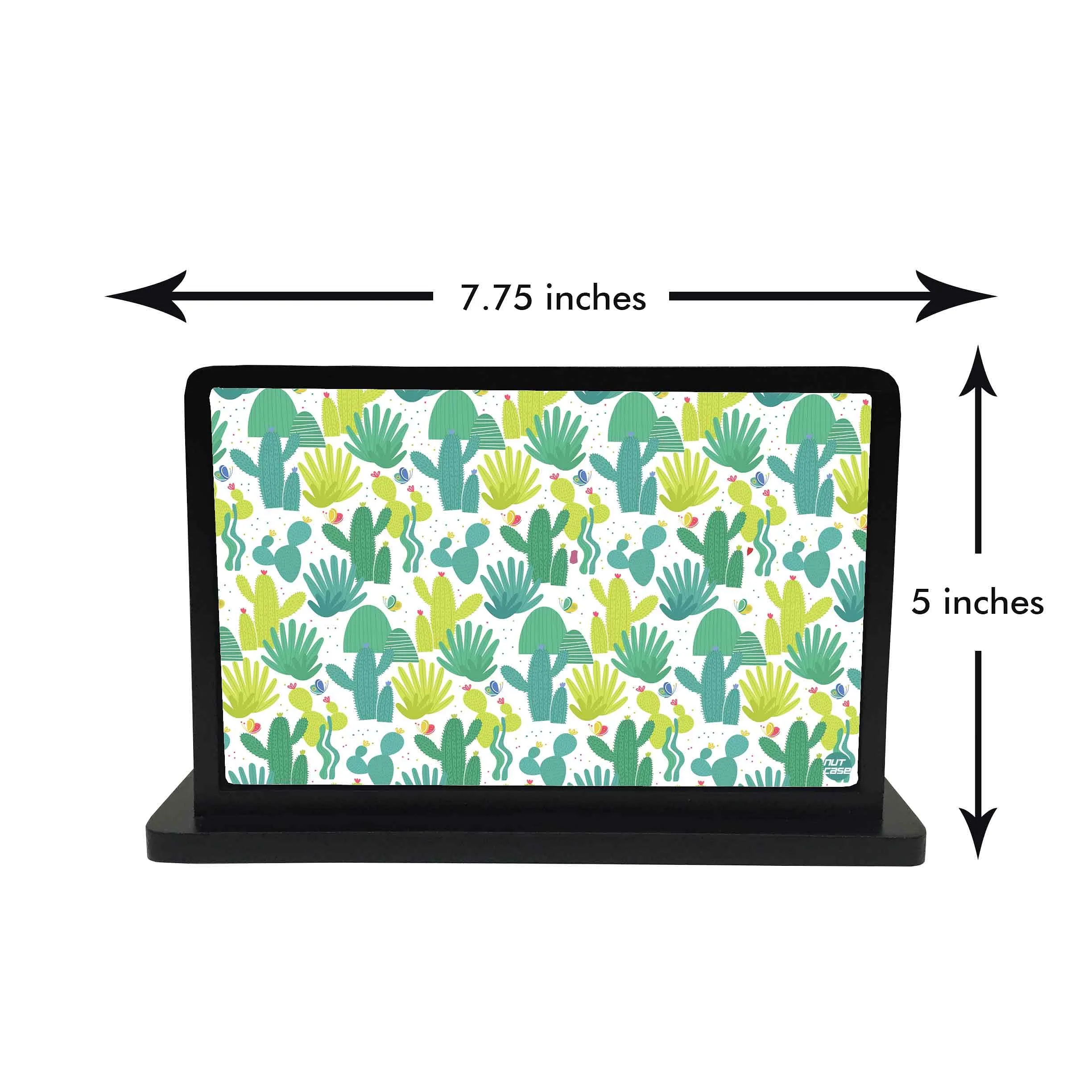 Tissue Holder Paper Napkin Stand - Cactus Art