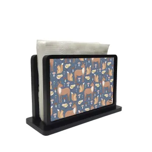 Tissue Holder Paper Napkin Stand -  DEER FOREST