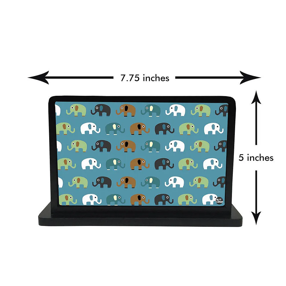 Tissue Holder Paper Napkin Stand - Elephant Blue
