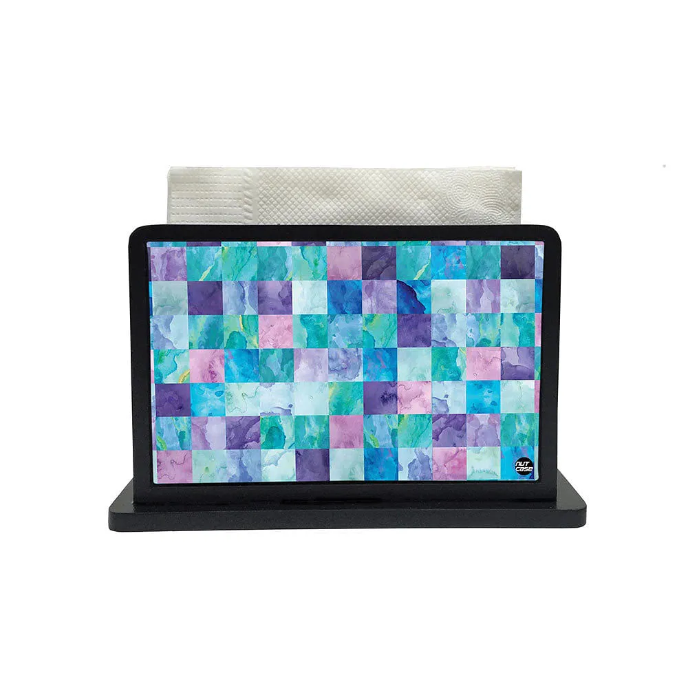 Tissue Holder Paper Napkin Stand - Marble Box Pattern