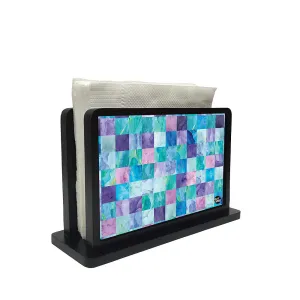 Tissue Holder Paper Napkin Stand - Marble Box Pattern