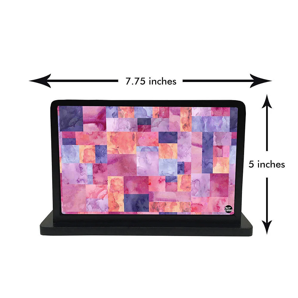 Tissue Holder Paper Napkin Stand - Pink Marble Box Pattern