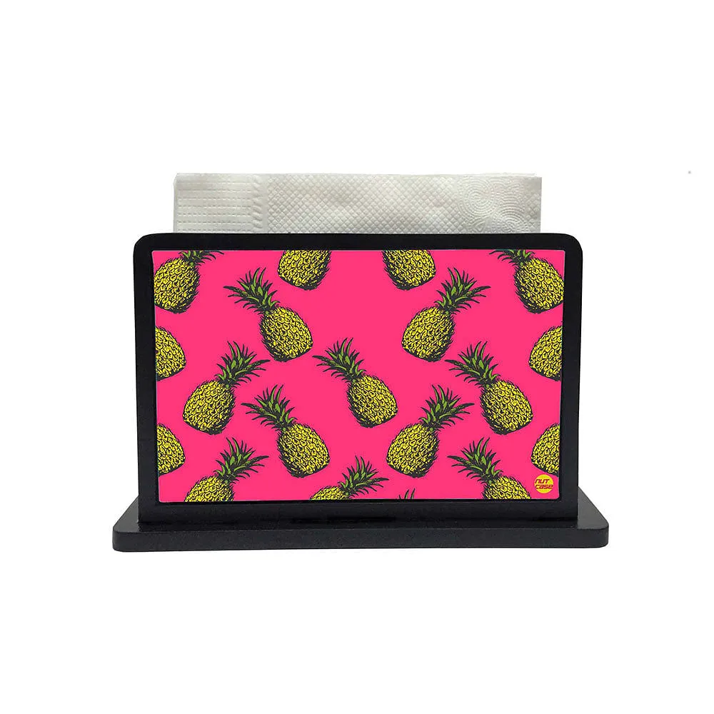 Tissue Holder Paper Napkin Stand - Pink Pineapple