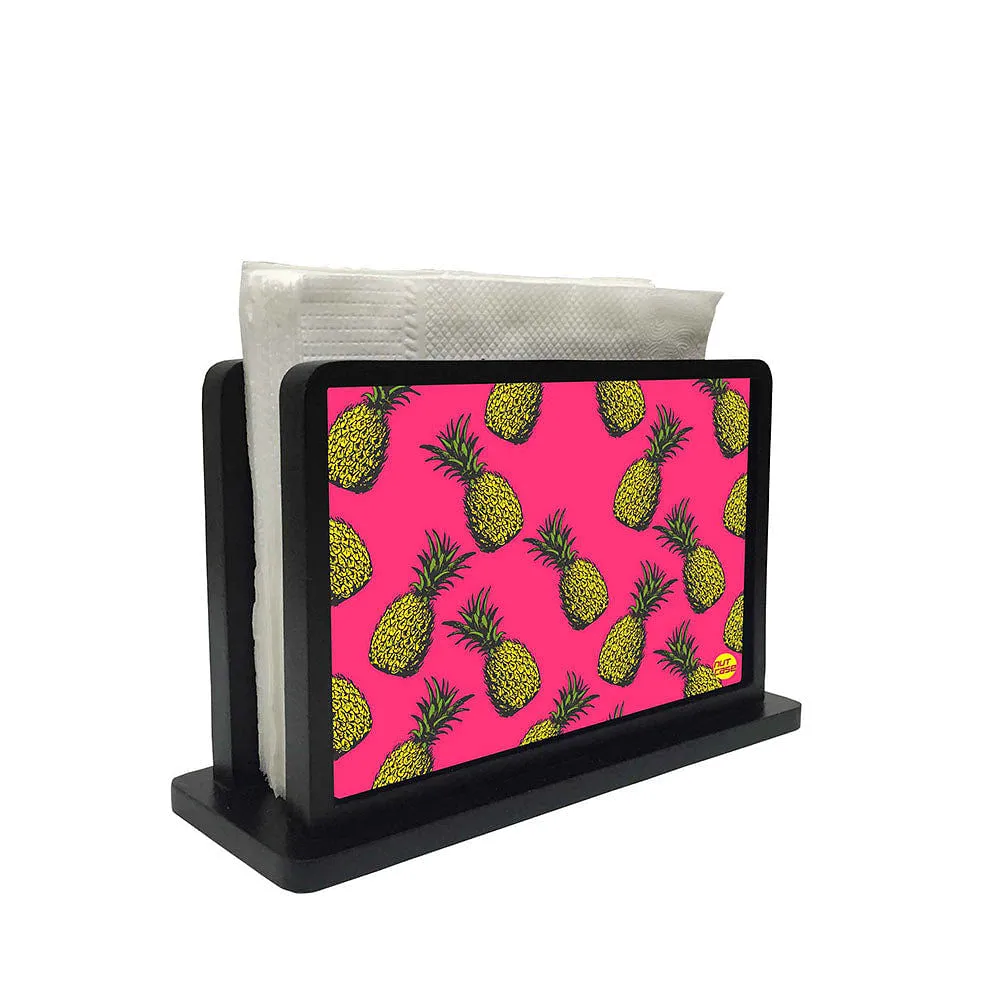 Tissue Holder Paper Napkin Stand - Pink Pineapple