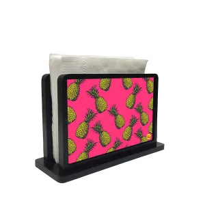 Tissue Holder Paper Napkin Stand - Pink Pineapple