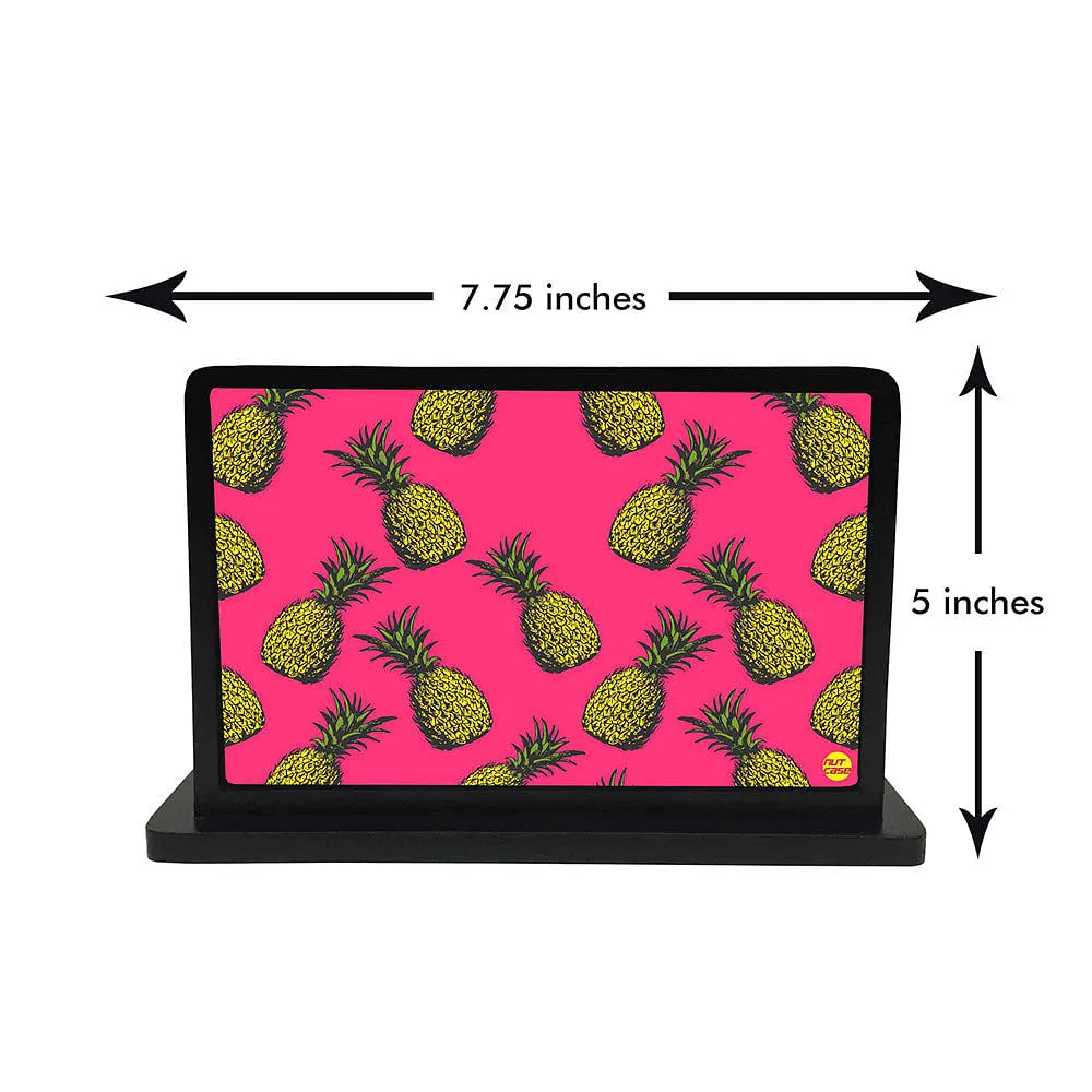 Tissue Holder Paper Napkin Stand - Pink Pineapple