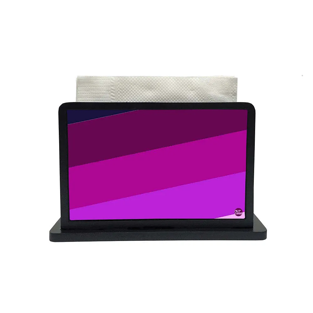Tissue Holder Paper Napkin Stand - Shades Of Purple