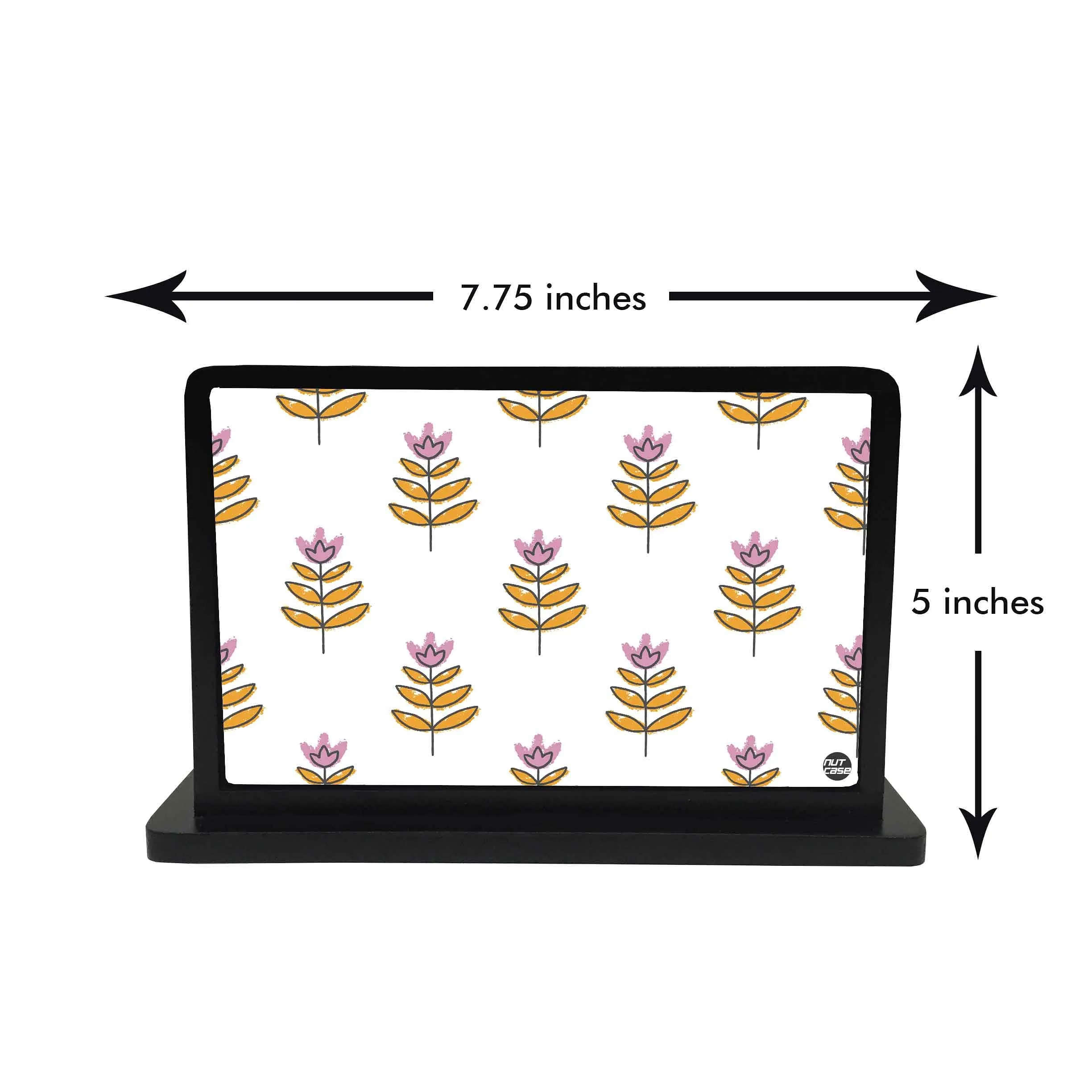 Tissue Paper Napkin Holder Stand - Ethnic Leaf