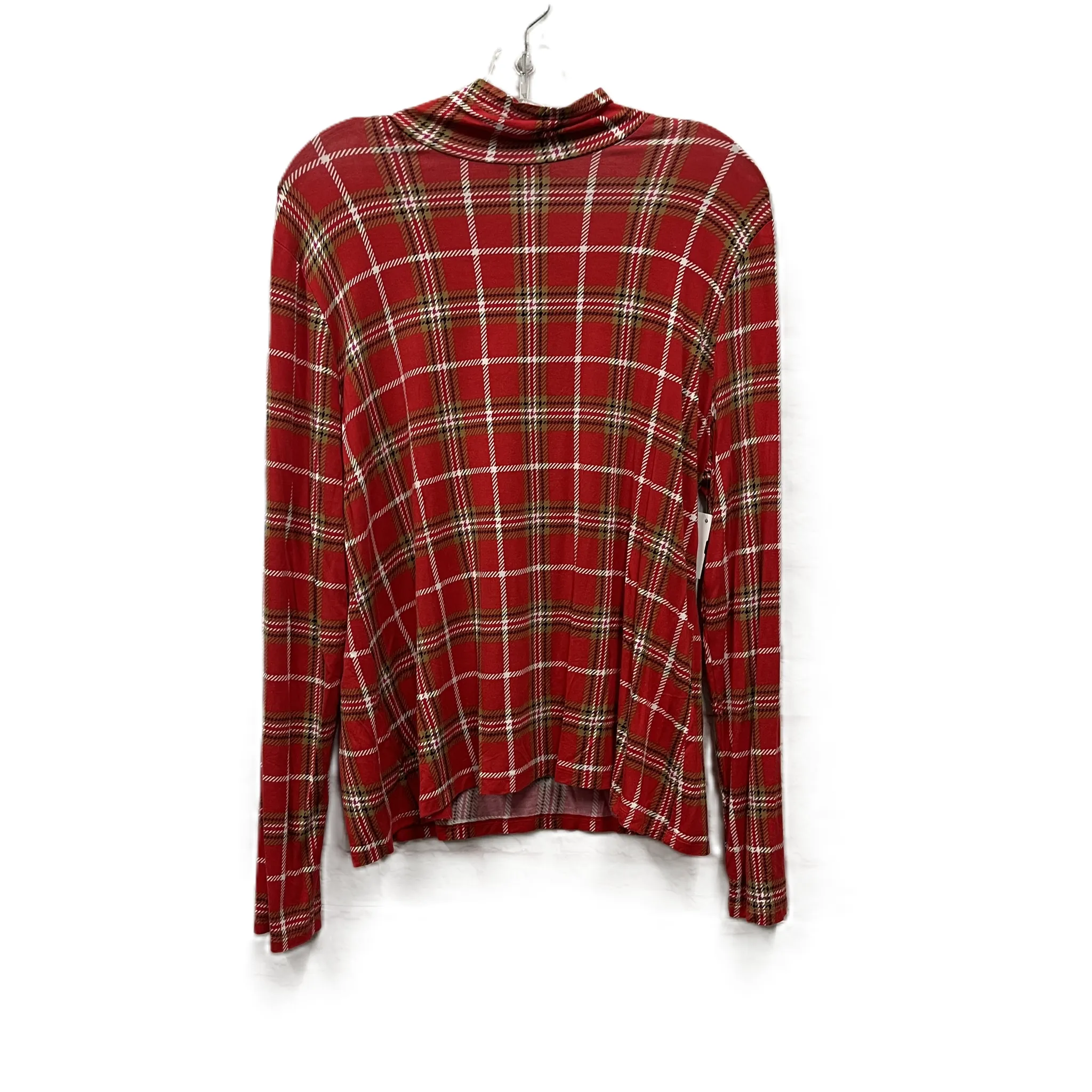 Top Long Sleeve By Ann Taylor In Red, Size: Xl