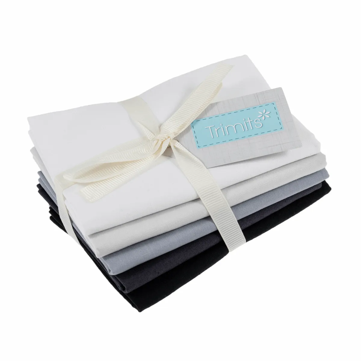 Trimits Fat Quarter Pack - Monochrome (5 Pieces)