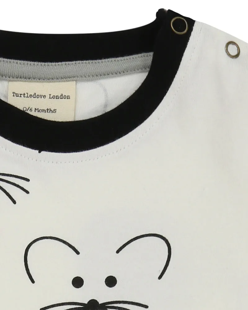 Turtledove London Mouse House LS Playsuit