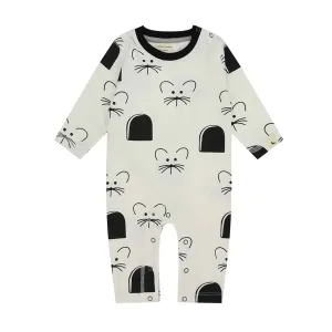 Turtledove London Mouse House LS Playsuit